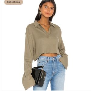 Revolve the range stark waffle knit polo